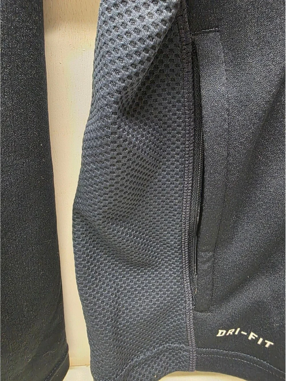 Nike Dri-FIT Men's Medium 1/4 Zip Pullover Navy Long Sleeve Athletic Top